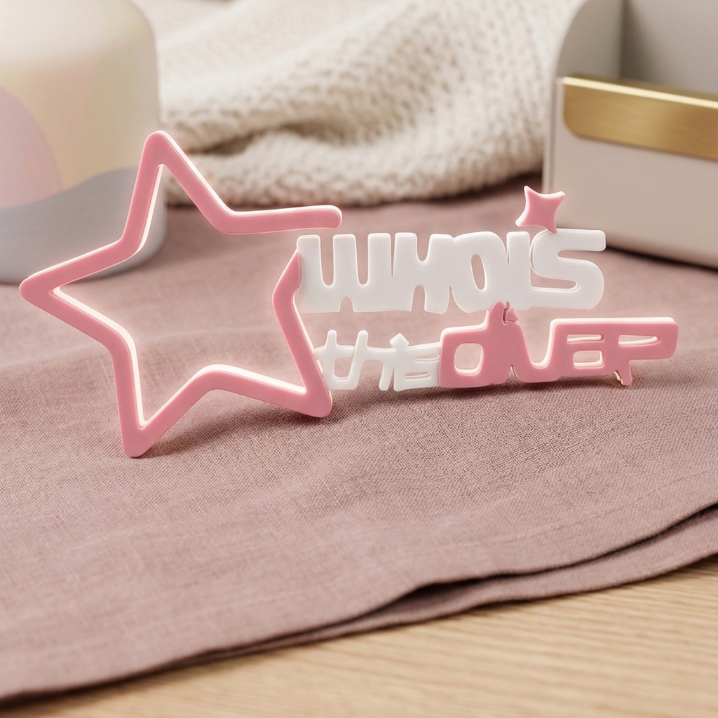 'Who's this Diva!' Personalized Picture Frame | Custom Picture Top Sign | Desk/Shelf Decor
