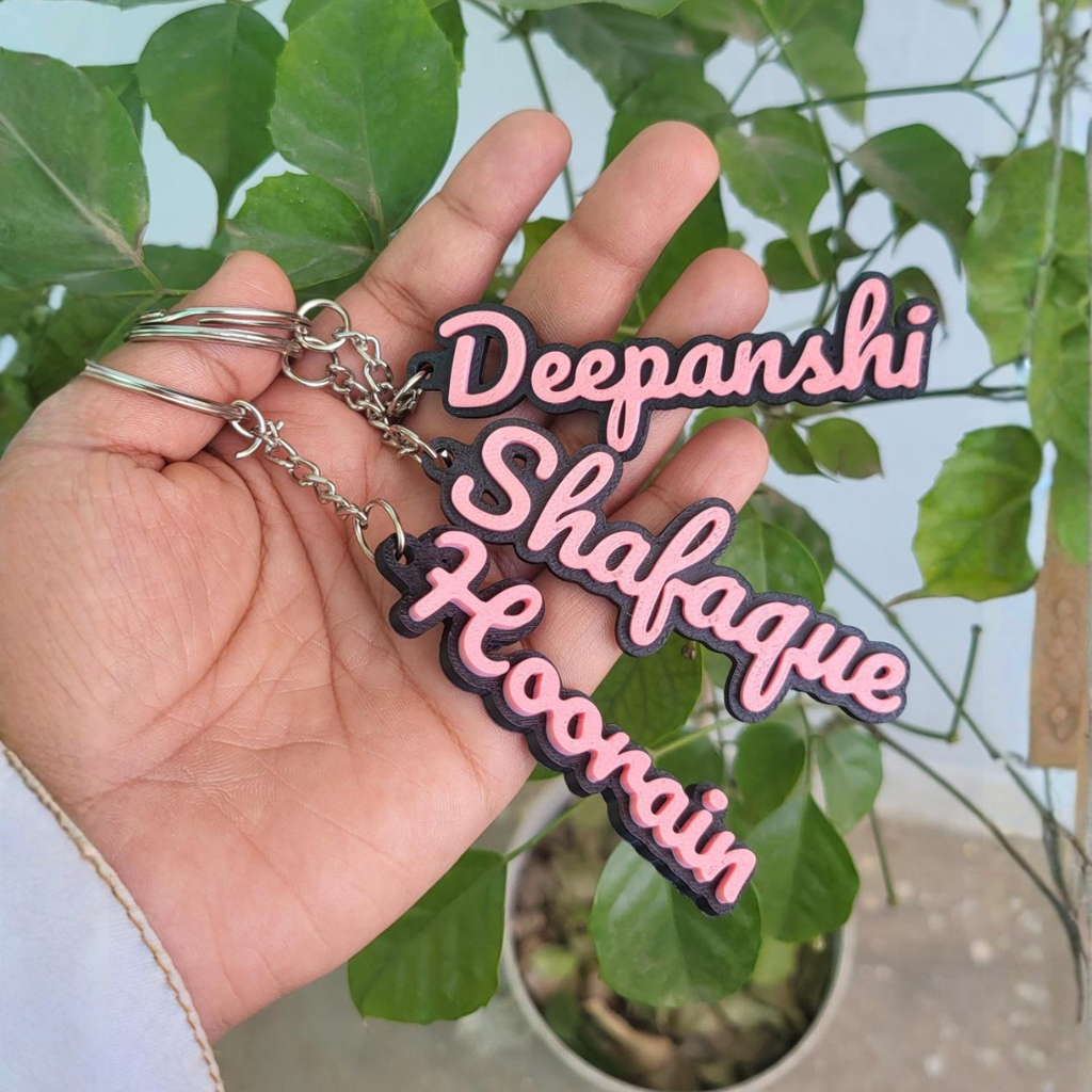 Custom Name Keychain | Single Colour