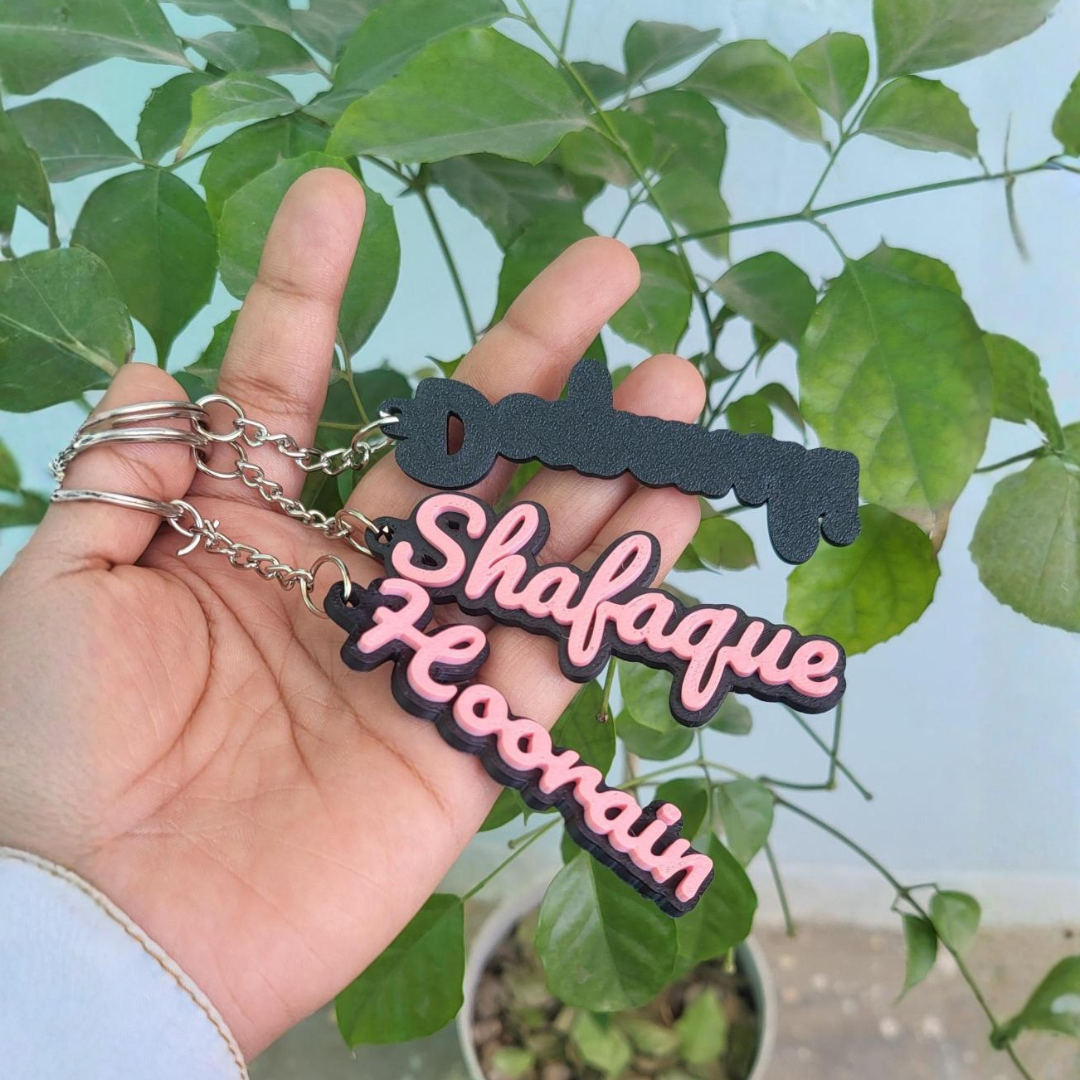 Custom Name Keychain | Single Colour
