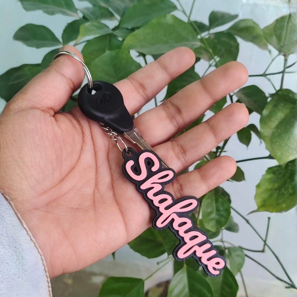 Custom Name Keychain | Single Colour