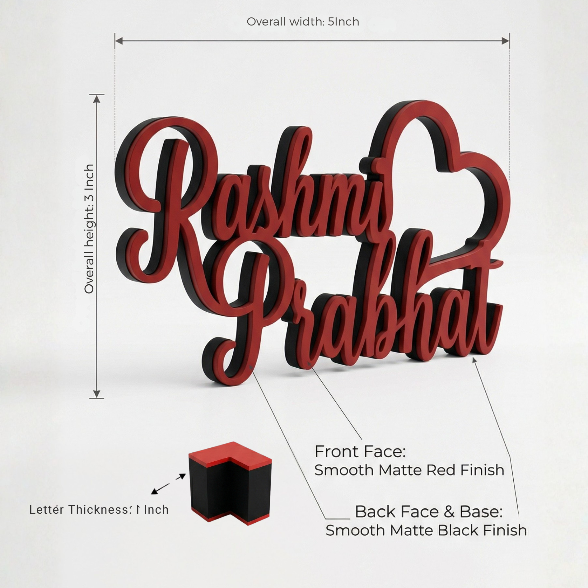 Personalized Name Table Sign