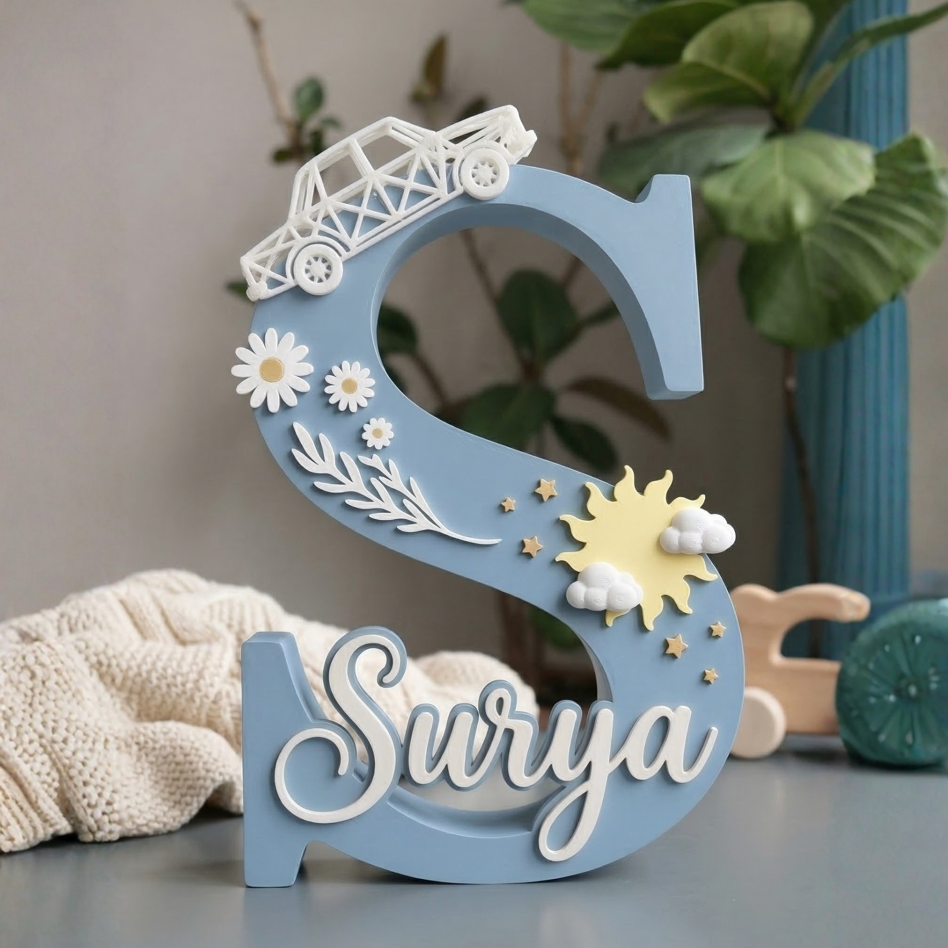 Decorative personalized Name Standy | Table Top Sign | Desk Decor
