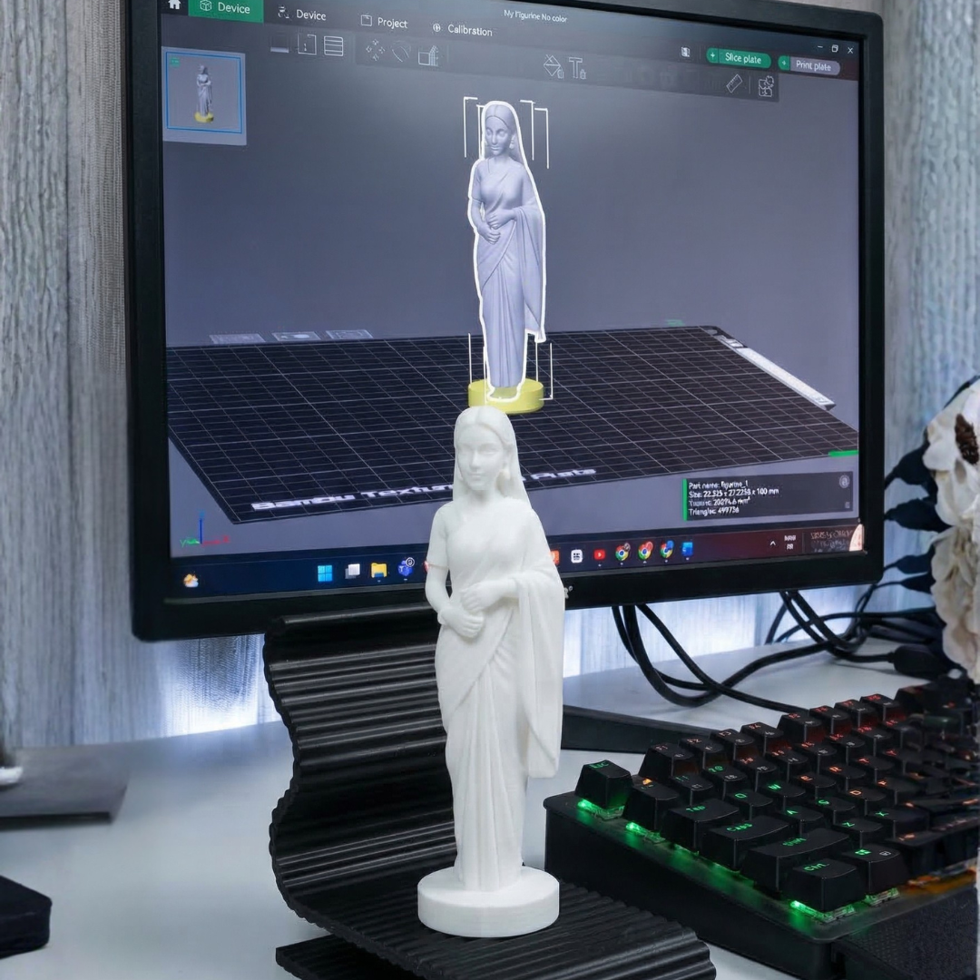 Personalized Single 3D Model Figurine | Single Colour