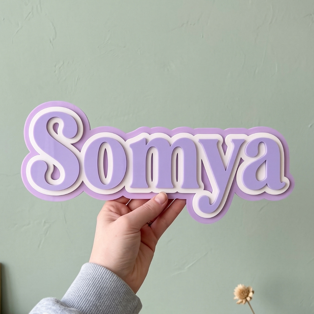 Personalized Name Sign | Minimal Wall Decor