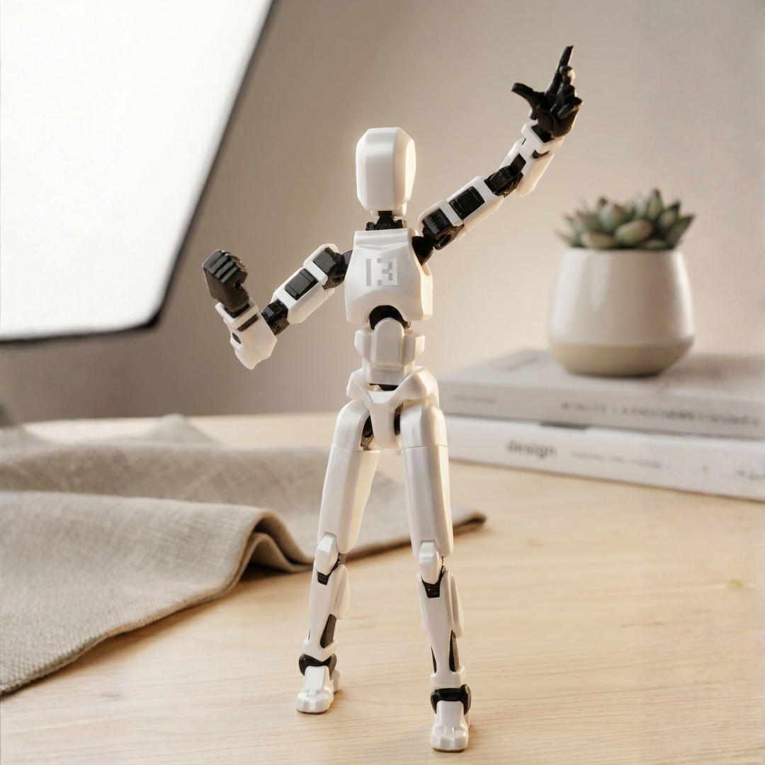 Dummy Action Figure | Double Colour | 360 Moveable Parts | Self Assemble
