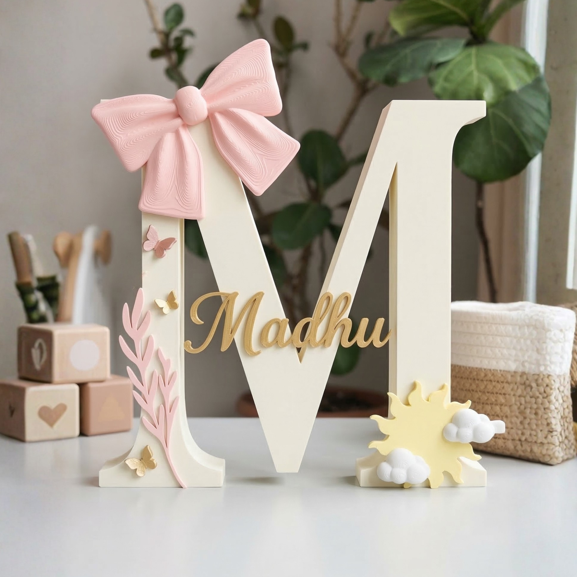 Decorative personalized Name Standy | Table Top Sign | Desk Decor
