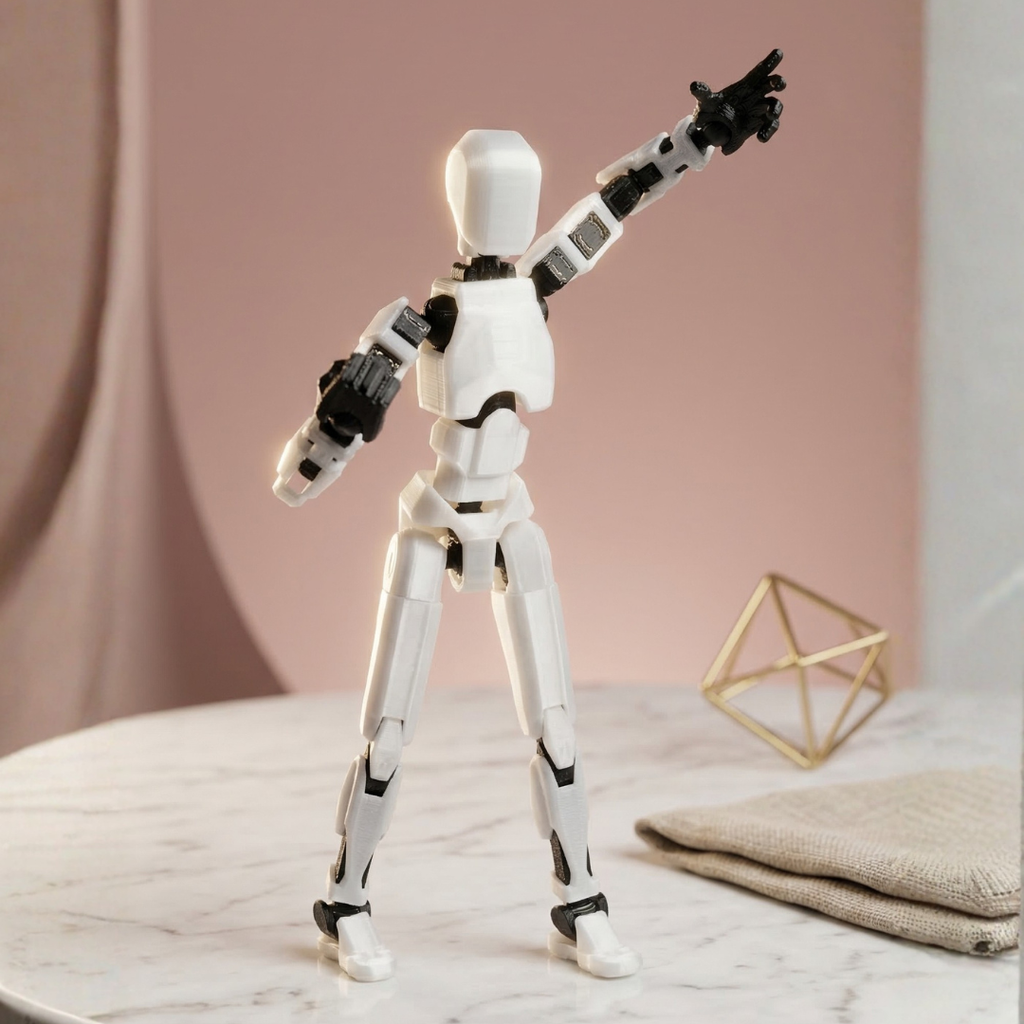 Dummy Action Figure | Double Colour | 360 Moveable Parts | Self Assemble