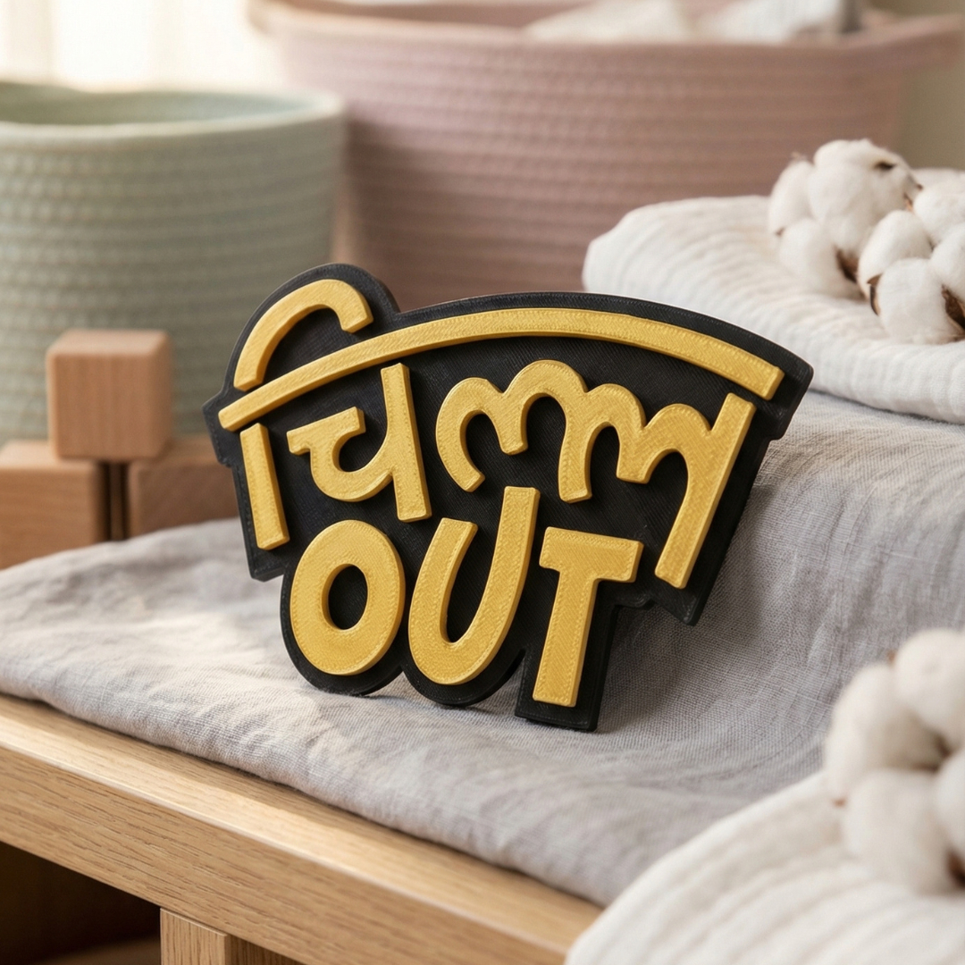 ChillOut | Table Top Sign | Desk/Wall decor