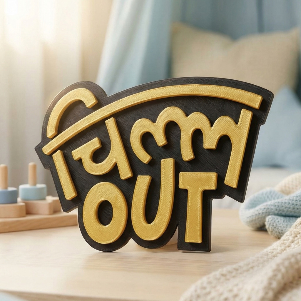 ChillOut | Table Top Sign | Desk/Wall decor