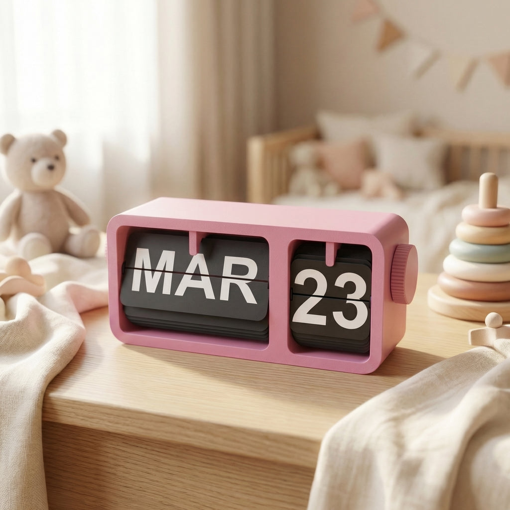 Minimal Manual Calendar | Turning Calendar