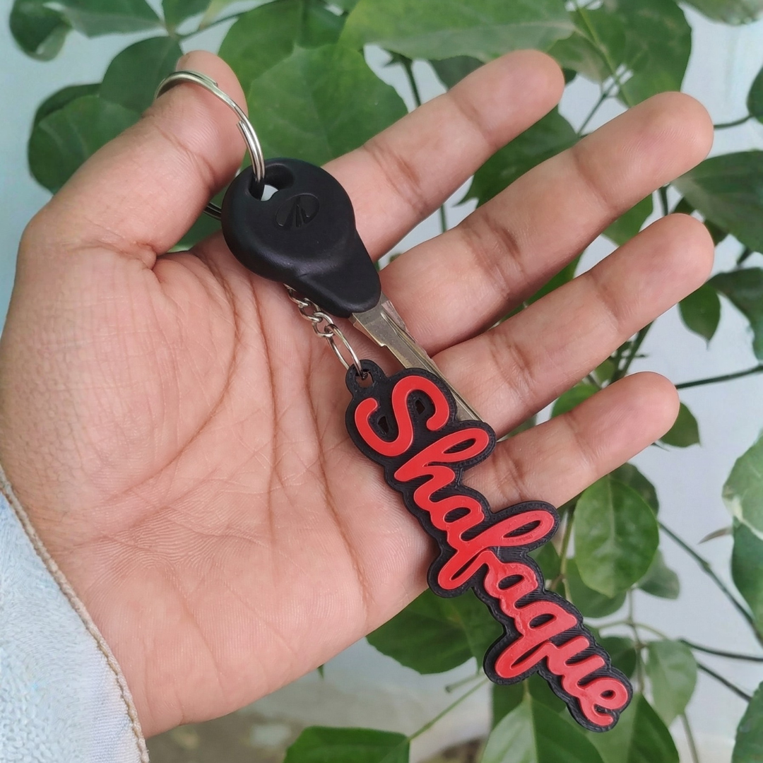 Custom Name Keychain | Single Colour