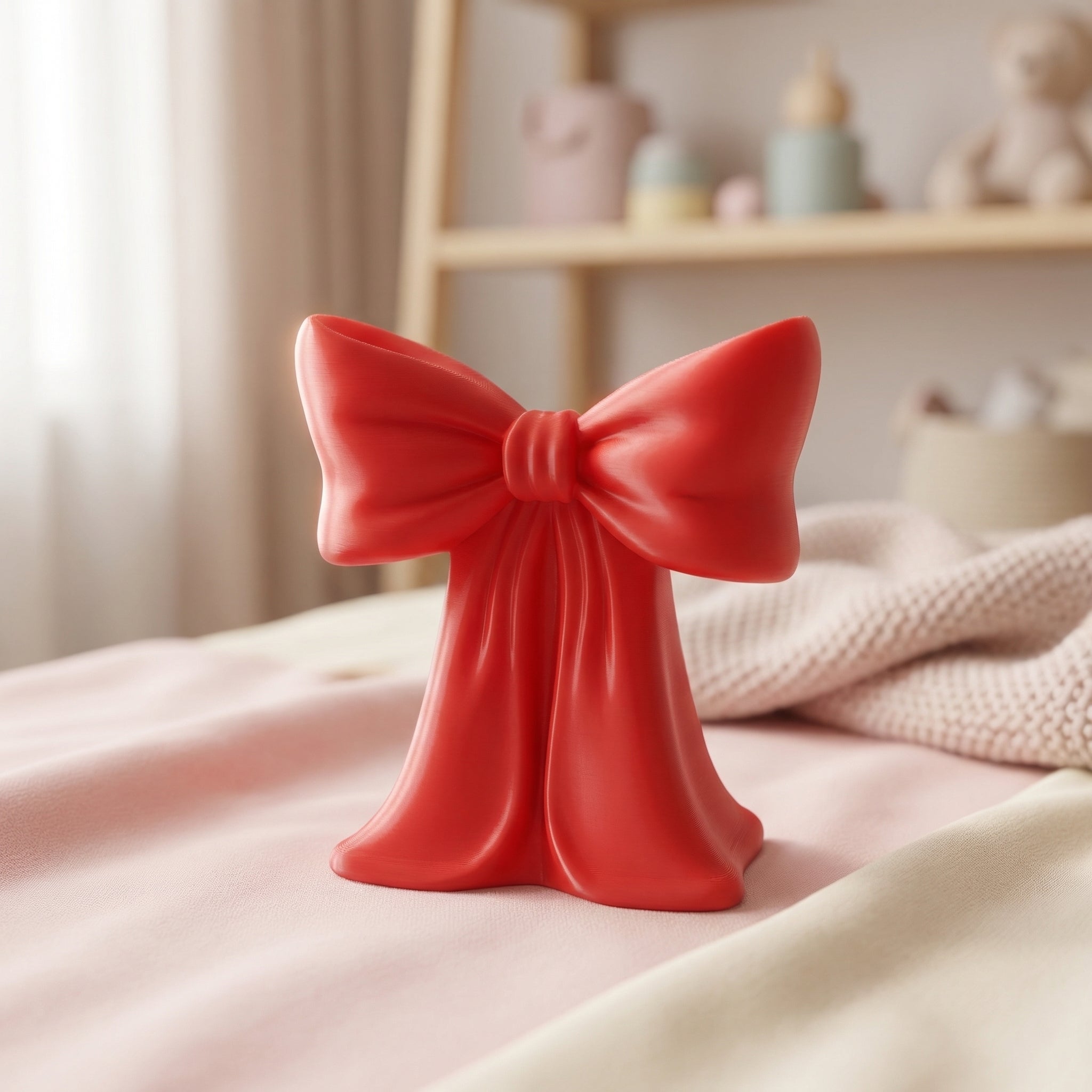 Red Bow Make-up Brush Holder | Brush Holder | Make-up Desk Decor