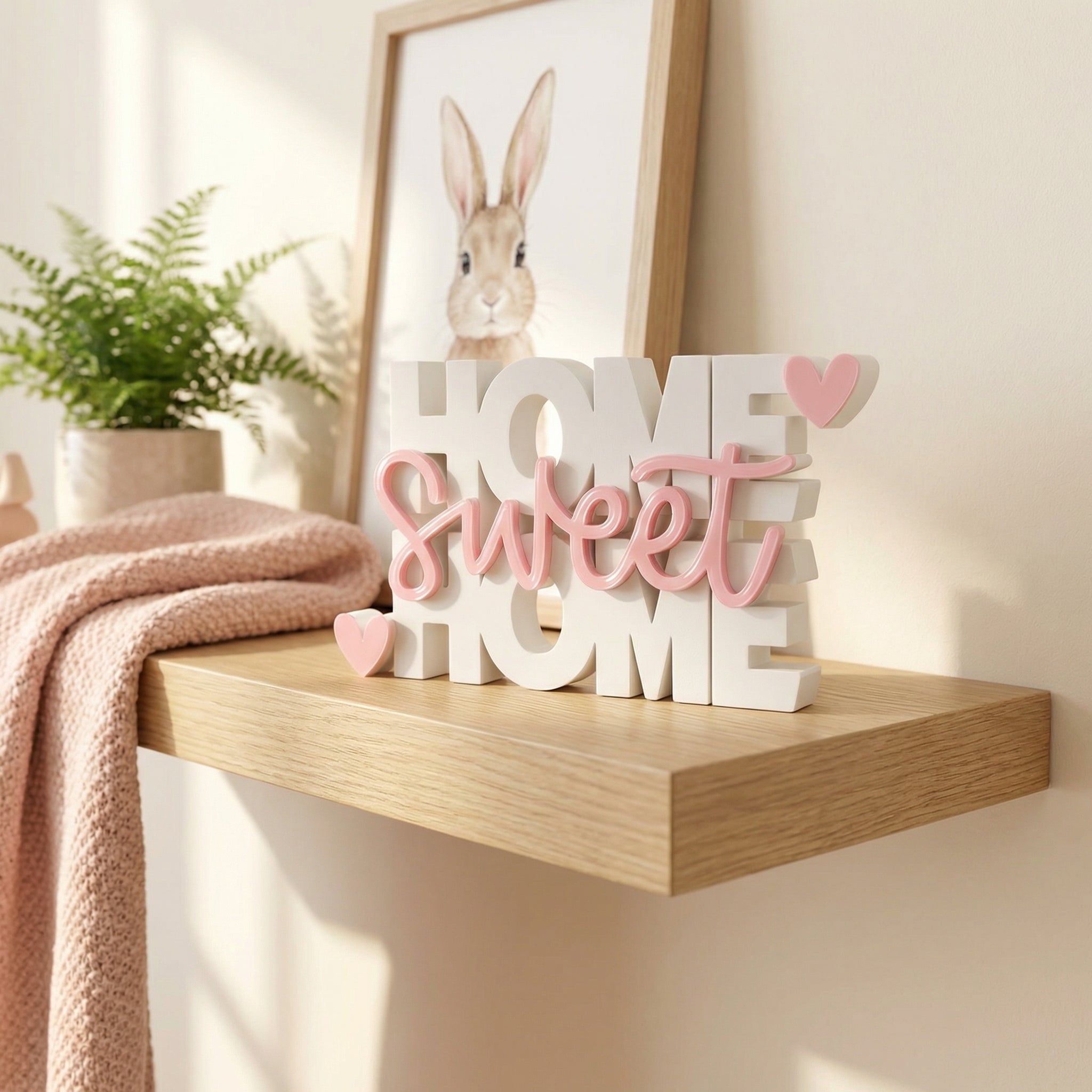 "Home Sweet Home" Stand | Table Top Sign | Shelf/Desk Decor