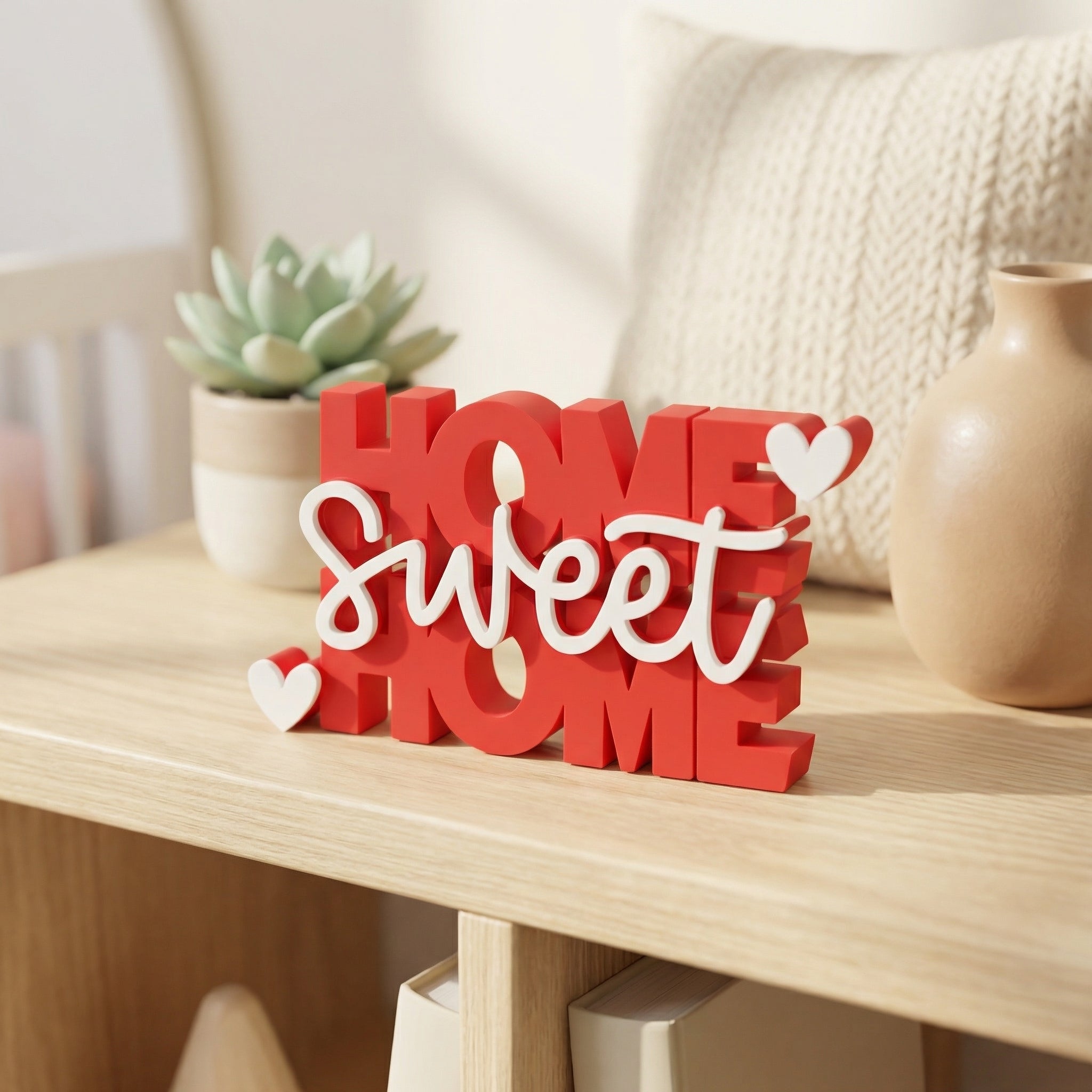 "Home Sweet Home" Stand | Table Top Sign | Shelf/Desk Decor