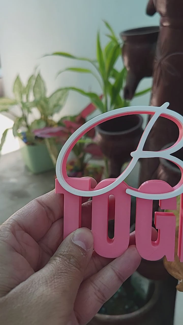 Better Together Table Top | Minimal Desk Decor